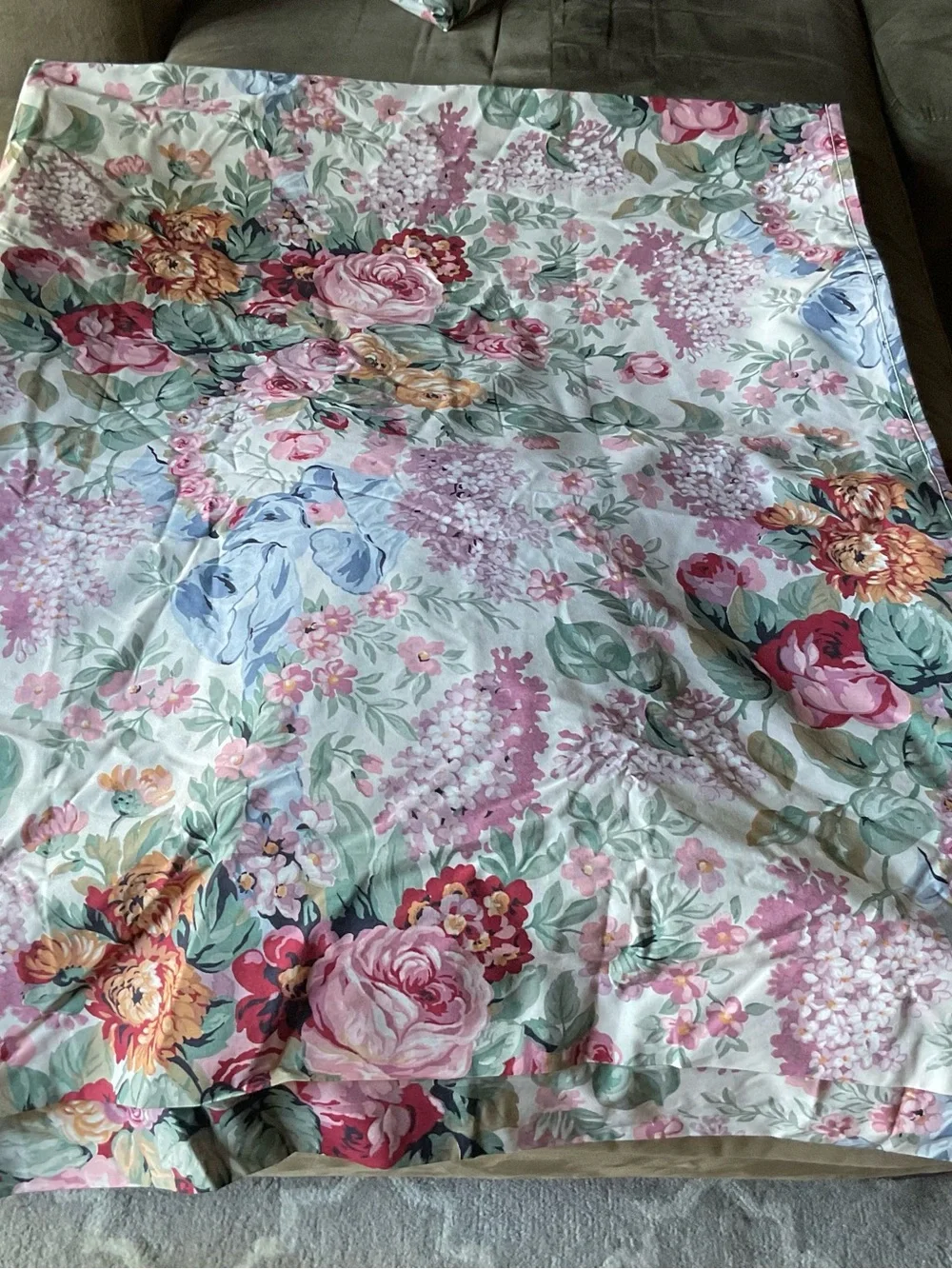 Vintage Ralph Lauren Allison KING Flat Sheet - NEW, USA